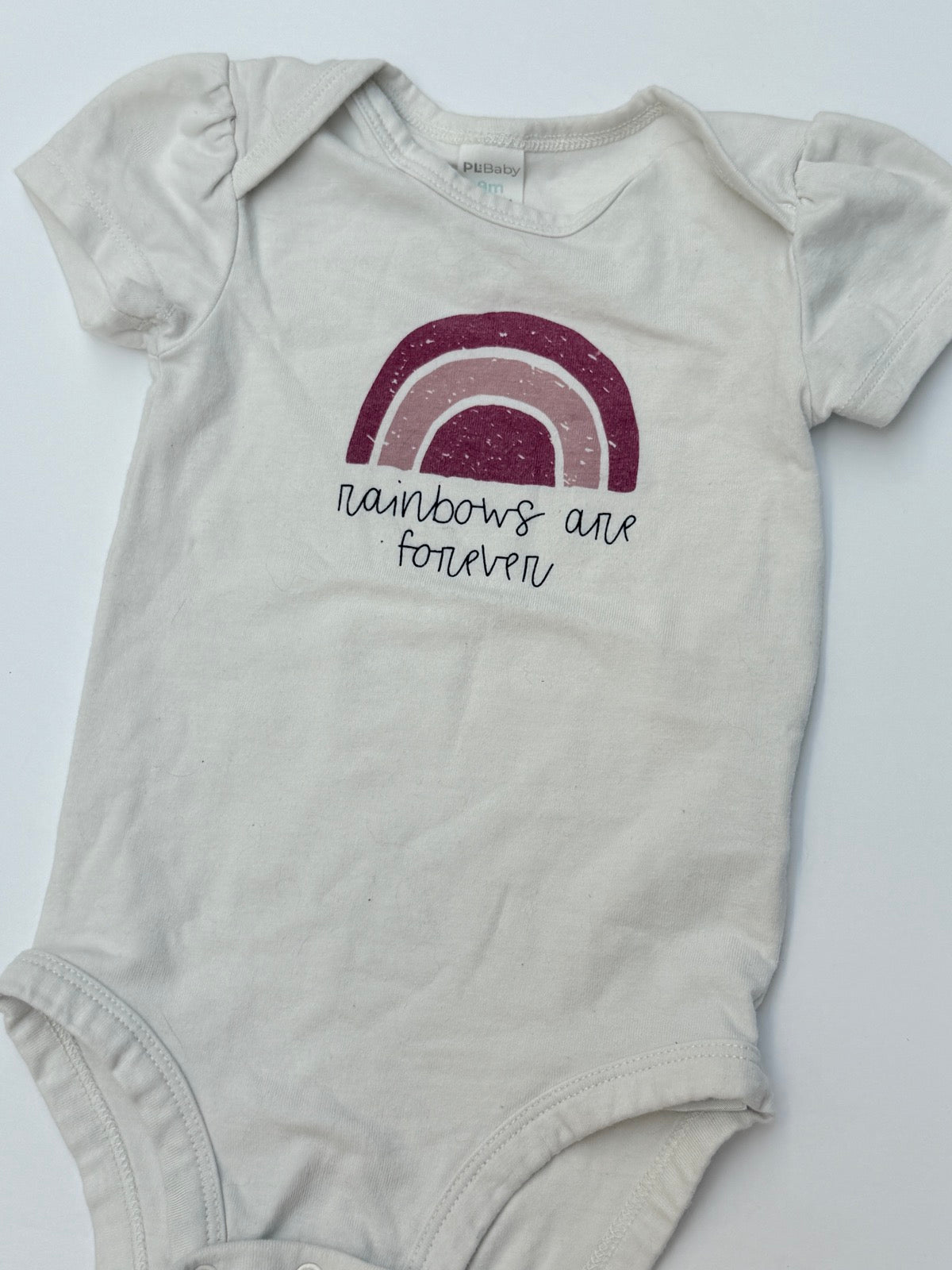 PL Baby Rainbows Are Forever Bodysuit 9M