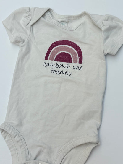 PL Baby Rainbows Are Forever Bodysuit 9M