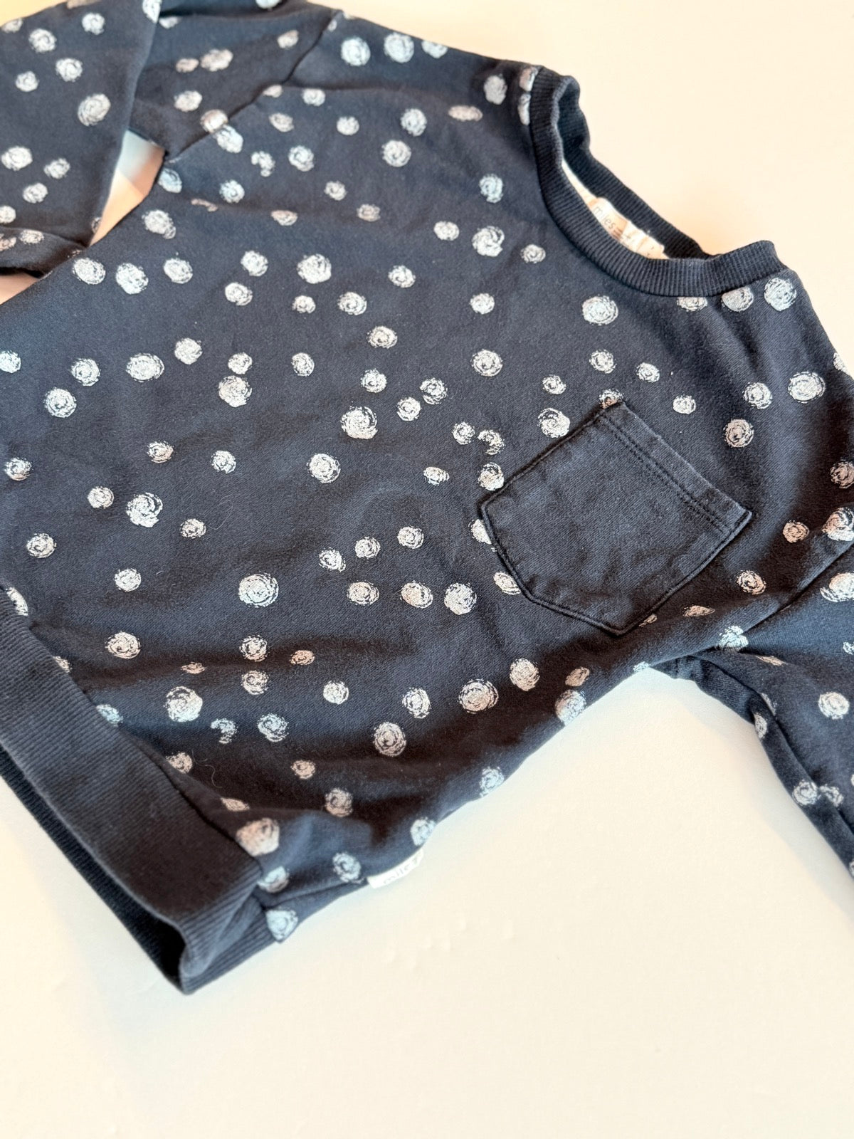 Miles Brand Polka Dot Sweatshirt Size 2