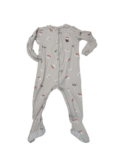 Pekkle Sushi Print Footed Sleeper 24M