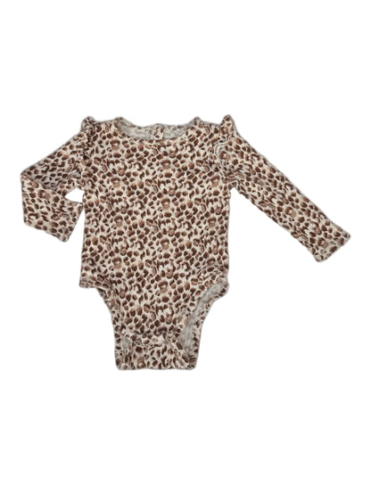Old Navy Leopard Print Bodysuit 12-18M