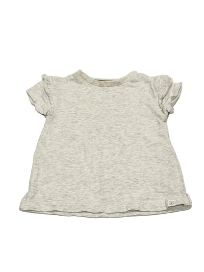 T-Shirt Little Planet by Carter's manches à volants gris 12 mois
