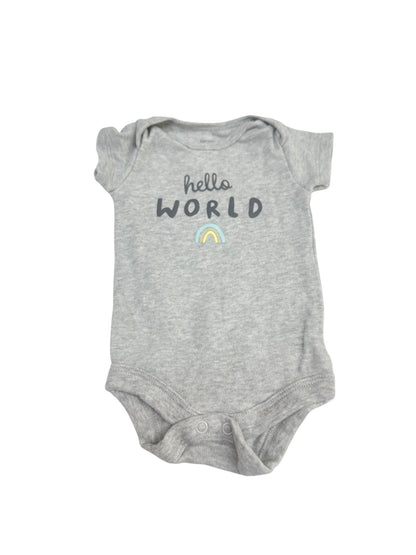 George Baby Hello World Bodysuit Newborn