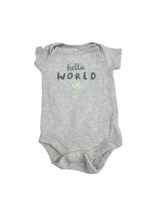 George Baby Hello World Bodysuit Newborn