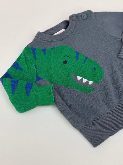 Joe Fresh Dinosaur Knit Sweater 3-6m