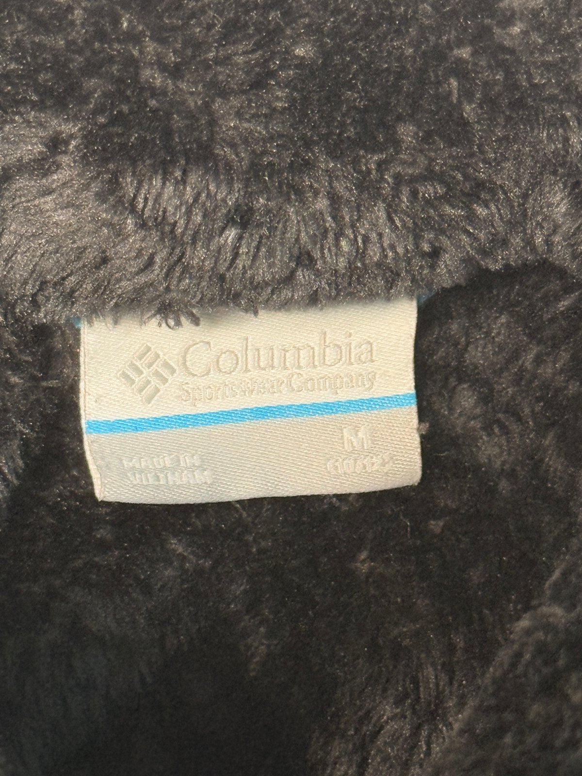 Columbia Black Sherpa Fleece Jacket 10/12Y