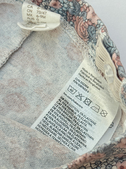 H&M Floral Leggings 6-9M