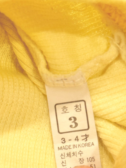 Yellow Ribbed Baby Pants Size 18m