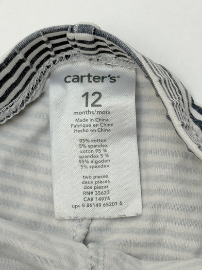 Carter's Striped Leggings Size 12M