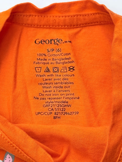 George Halloween Dogs Long Sleeve T-Shirt Size 6