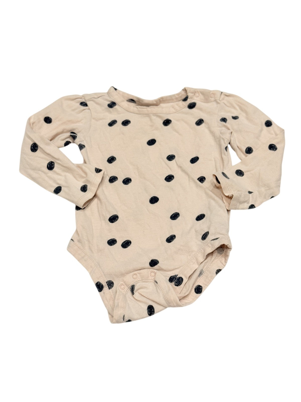 Tucker & Tate Pink Dot Long Sleeve Bodysuit 18m