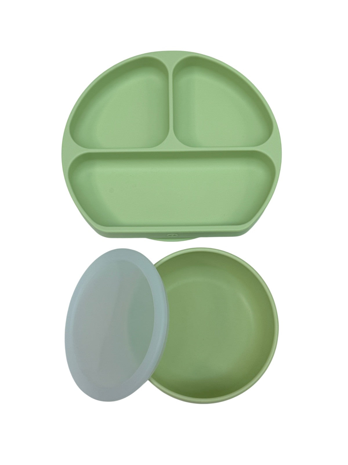 O Baby Silicone Divided Suction Plate & Bowl Set