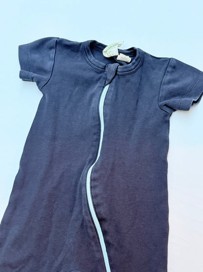 Parade Organic Navy Zip Sleeper 12-18M