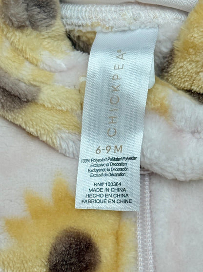 Chickpea Sunflower Fleece Snowsuit 6-9M