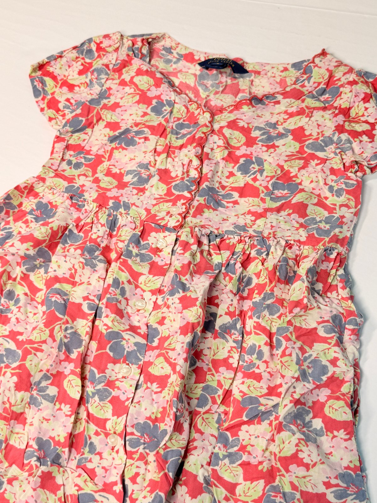 Polo Ralph Lauren Floral Button-Front Dress Size 8