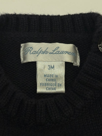 Ralph Lauren Bear Knit Sweater 3M