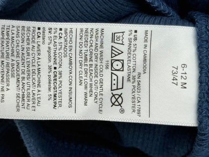 Old Navy Ribbed Henley Long Sleeve Top 6-12M
