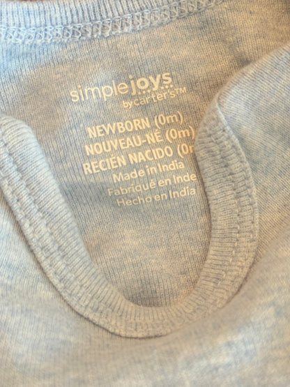 Simple Joys by Carter's Gray Sleep Gown Newborn