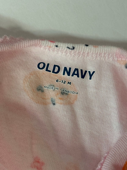 Old Navy Ghost Pumpkin Bodysuit 6-12M
