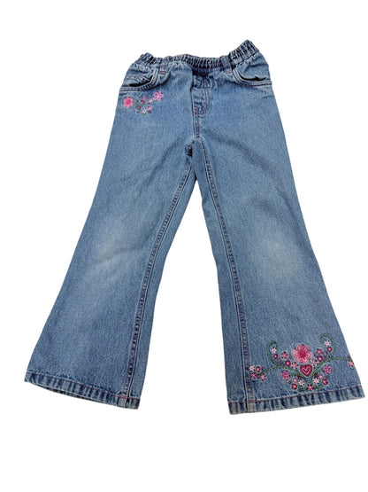 Cherokee Floral Embroidered Bootcut Jeans Size S