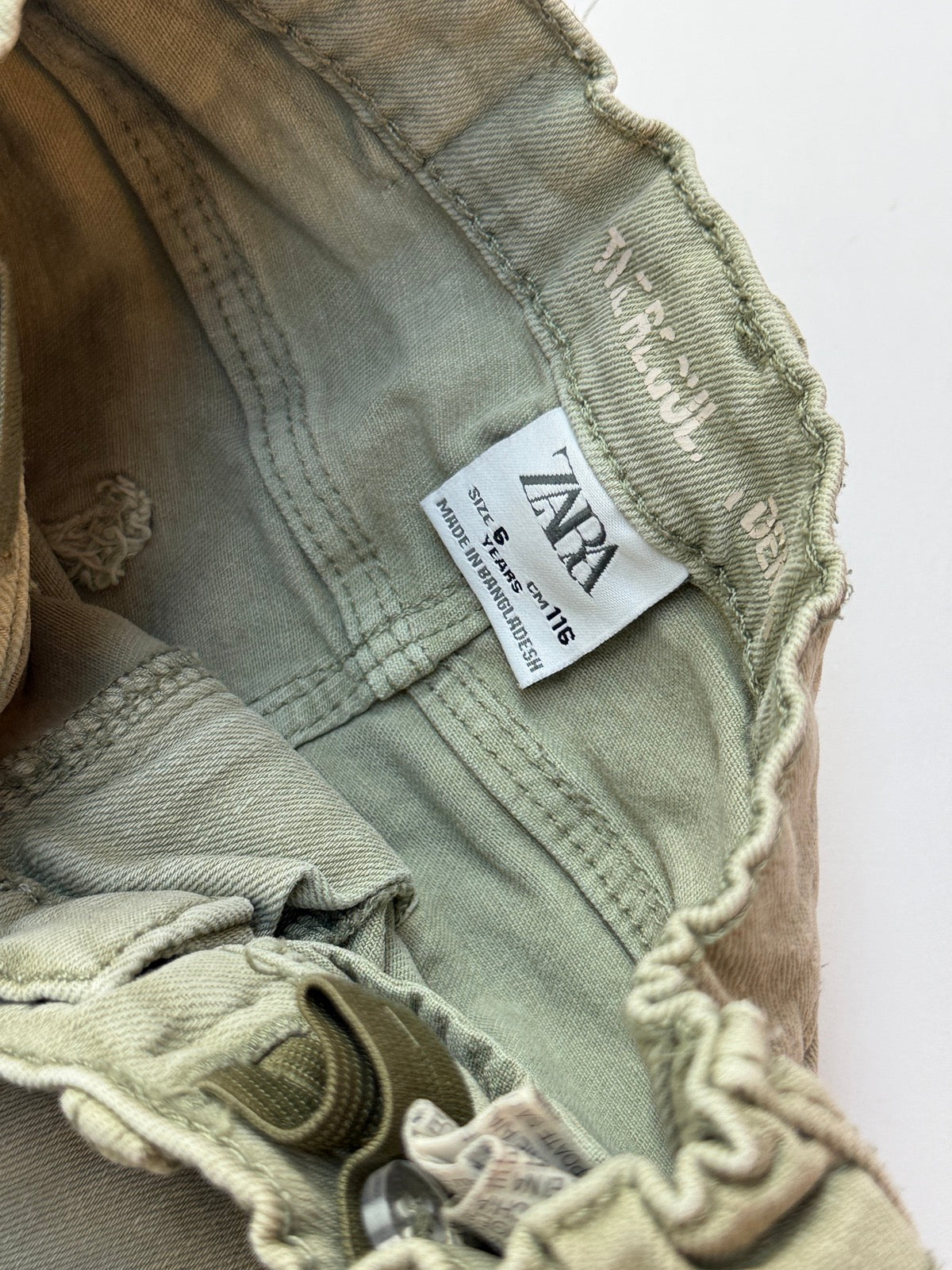 Zara Sage Green Jeans Size 6