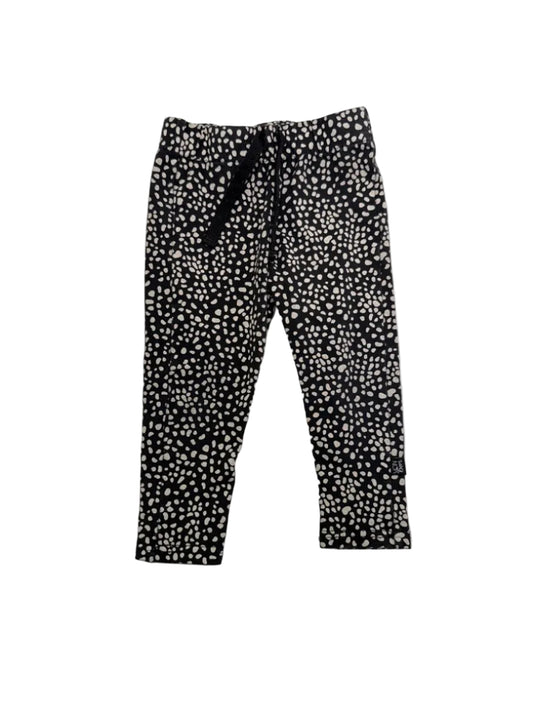 Von Bon Black Spotted Leggings 12-18m