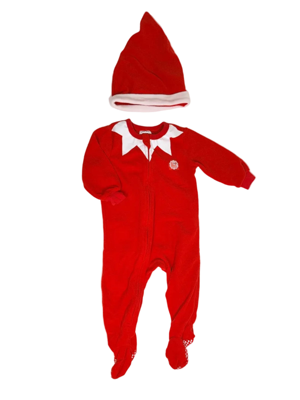 Elf on the Shelf Red Christmas Pajama Set 12M