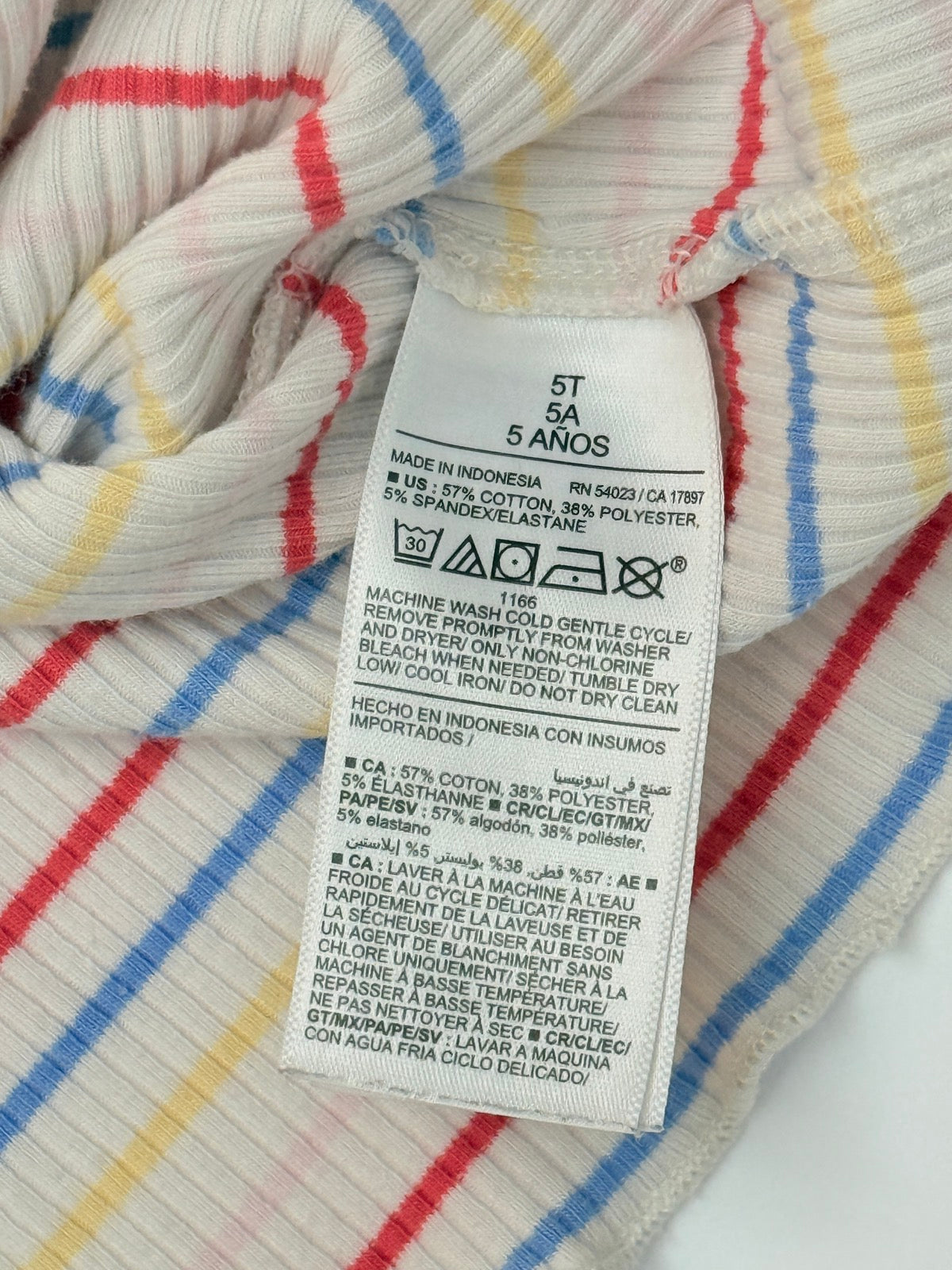 Old Navy Striped Ribbed Long Sleeve Top 5T