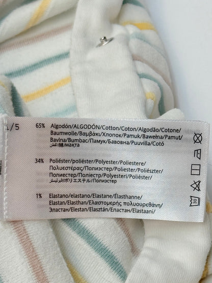 Mayoral Striped Dinosaur Footed Sleeper 4-6M