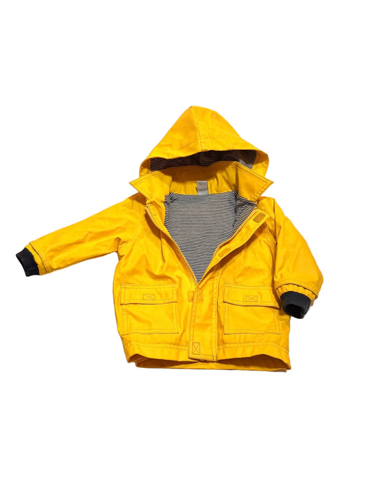 Petit Bateau Yellow Rain Jacket 12m