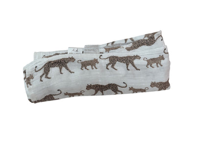Aden + Anais Leopard Print Muslin Swaddle Blanket