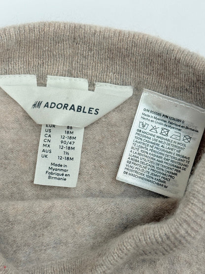 H&M Adorables Cashmere Joggers 12-18M