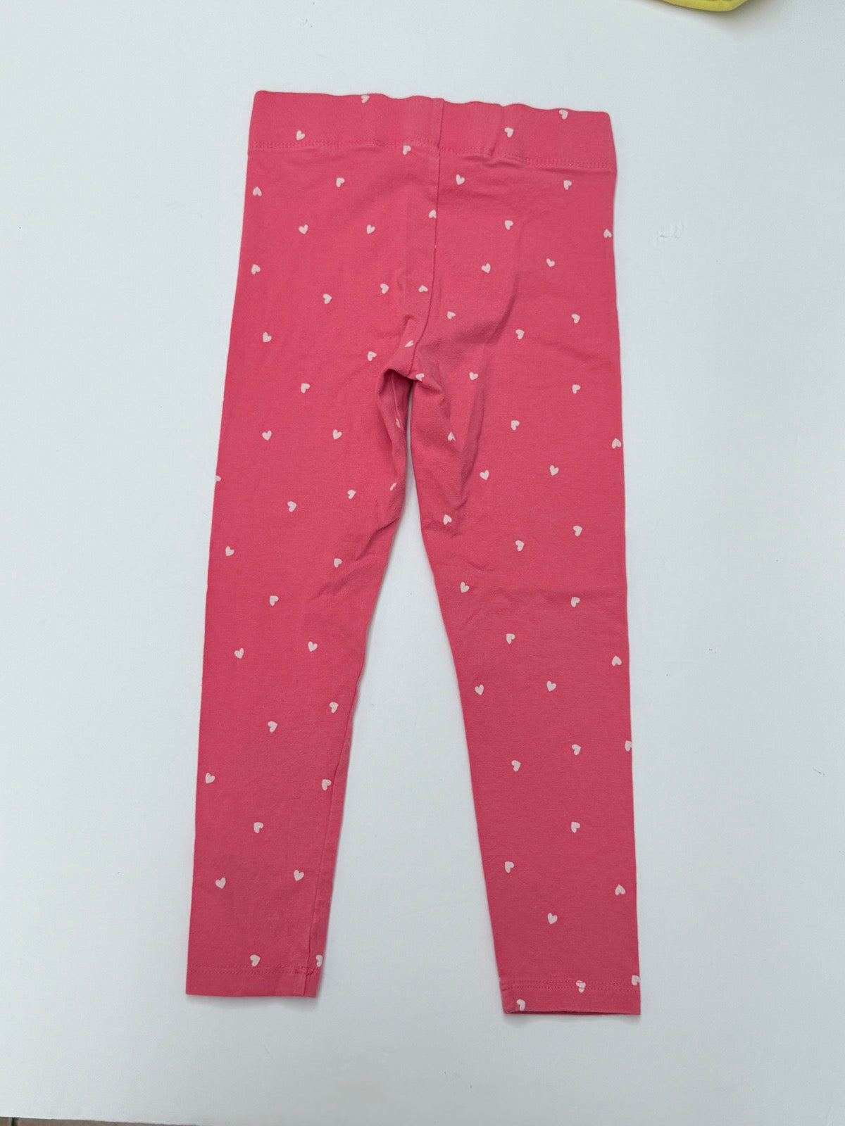 Mini Boden Pink Heart Leggings 4-5Y