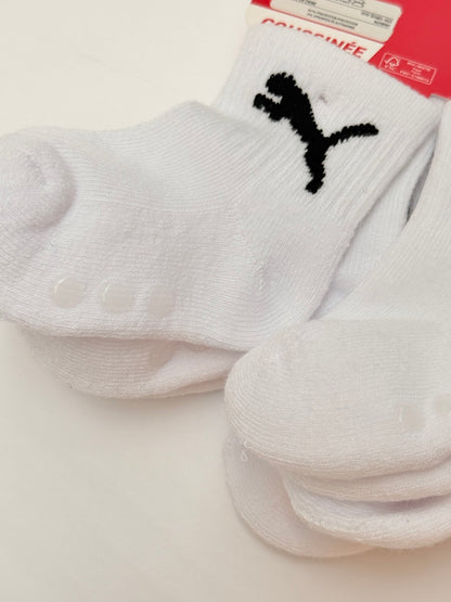 NWT - Puma 6-Pair Quarter Crew Socks 12-24M