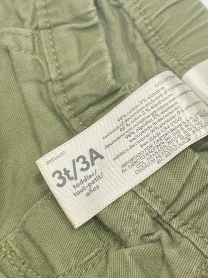 Carter's Olive Green Flare Pants 3T