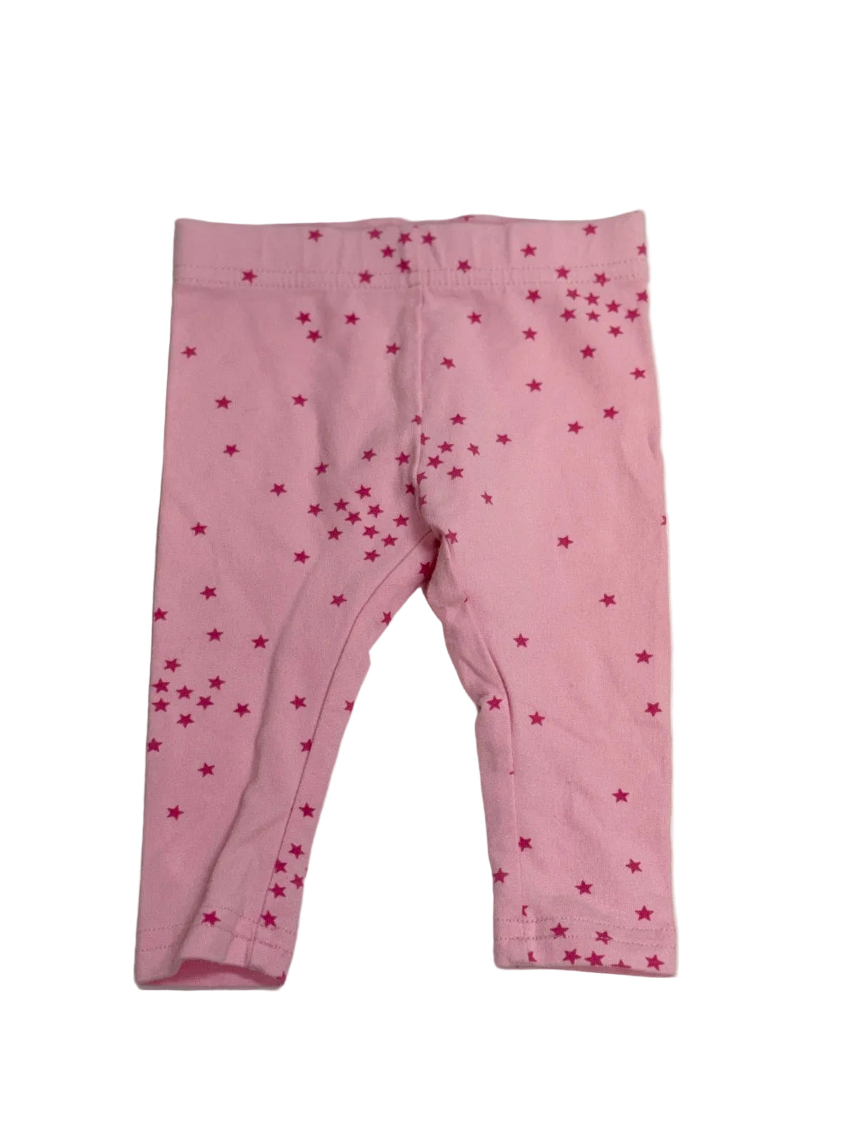 George Pink Star Print Leggings 3-6M