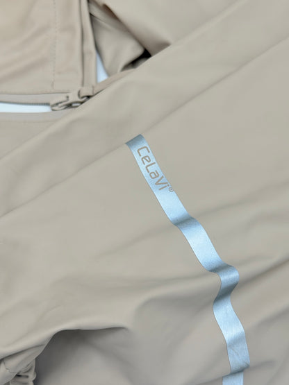 CeLaVi Beige Rain Suit Set Size 8-9