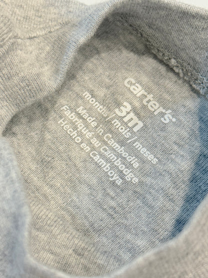 Carter's Hey Buddy Gray Tee 3m