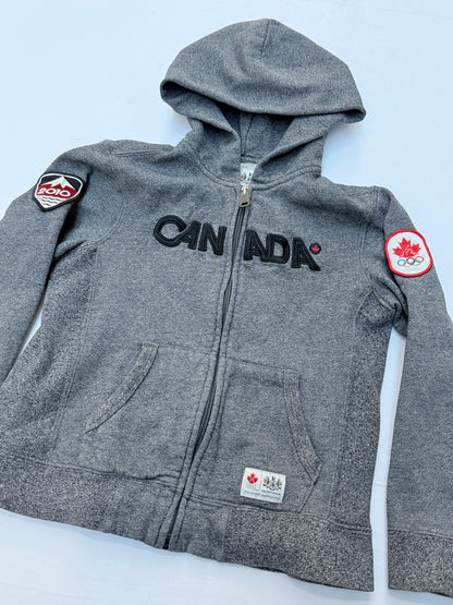 Hudson's Bay Co. Canada Olympic Gray Hoodie Size 6