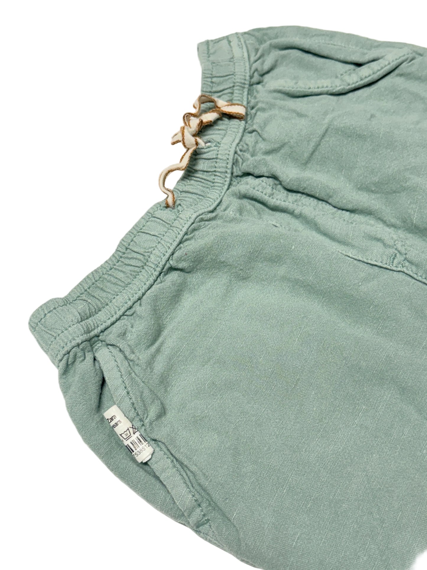 Zara Kids Lightweight Pants | Sage Green | Size 4–5Y