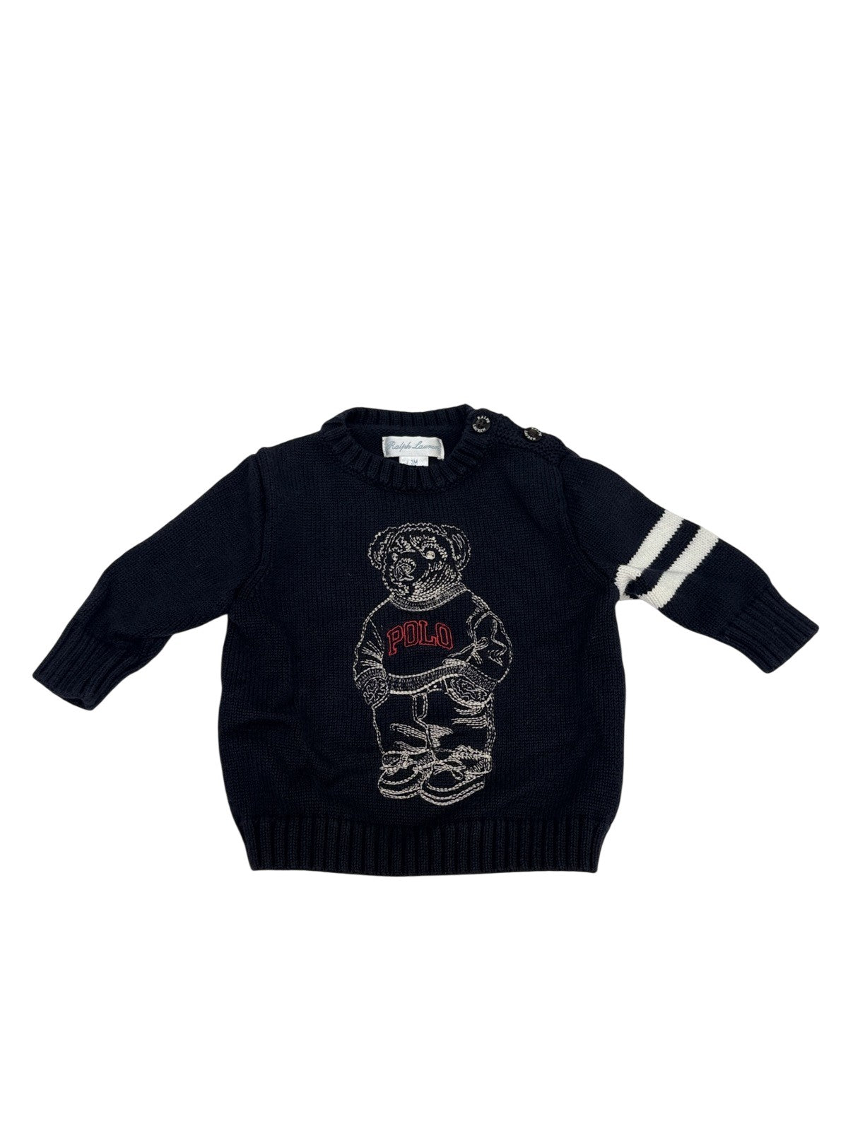 Ralph Lauren Bear Knit Sweater 3M