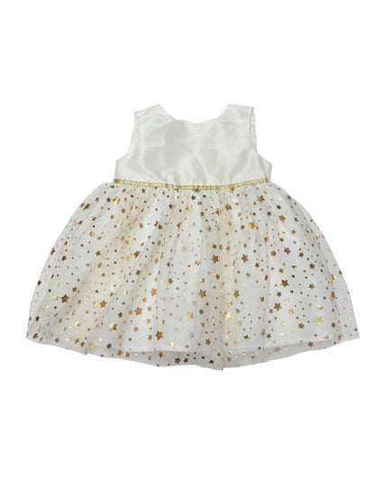 Mia & Mimi Gold Star Tulle Dress 6-9M