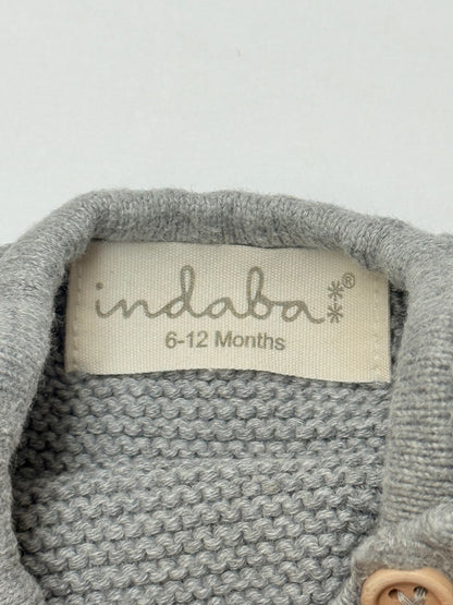 Indaba Gray Knit Romper 6-12 Months