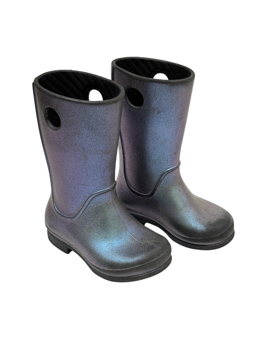 Crocs Handle It Rain Boot Iridescent Size 9