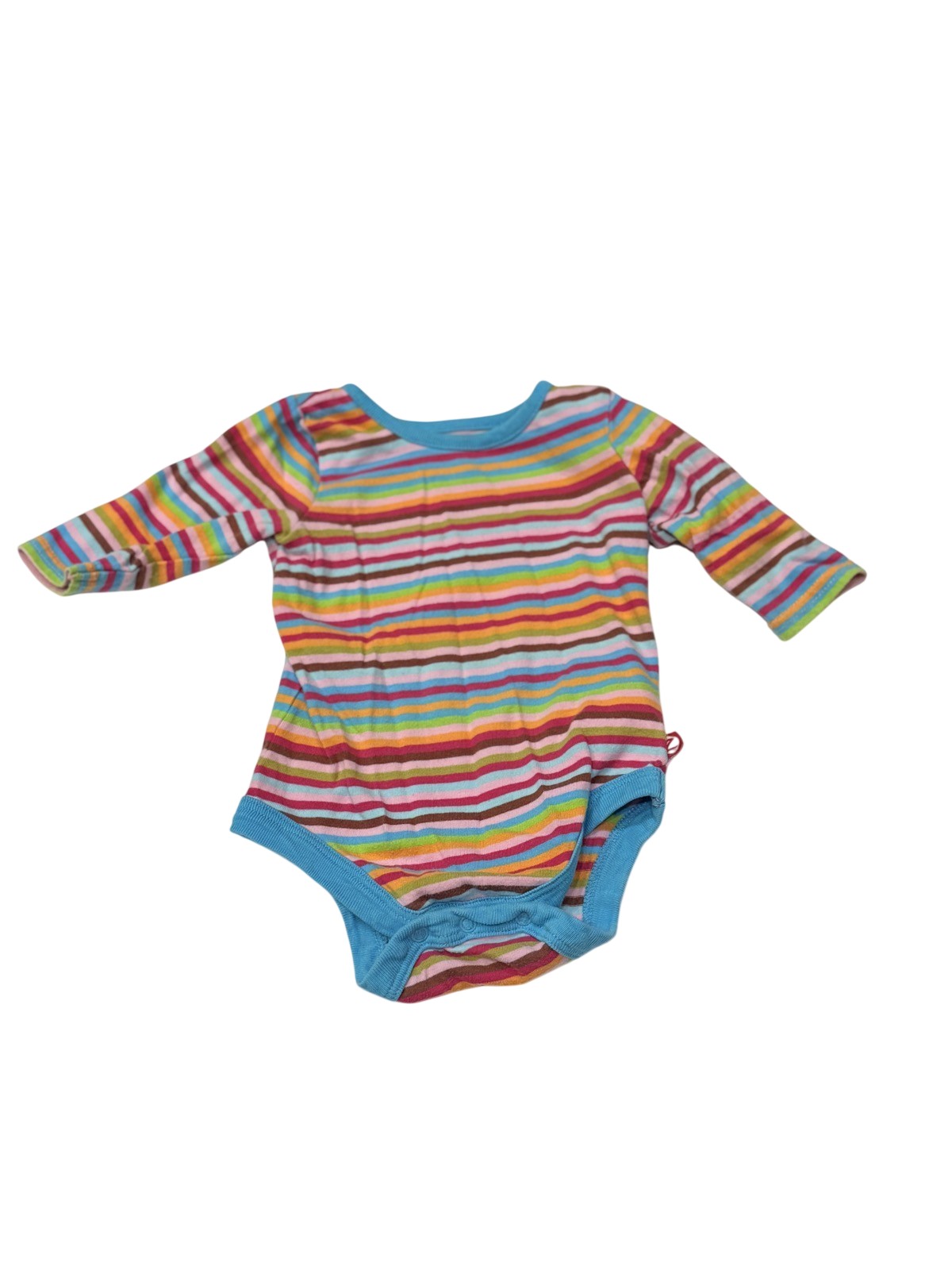 Zutano Rainbow Stripe Bodysuit 6M
