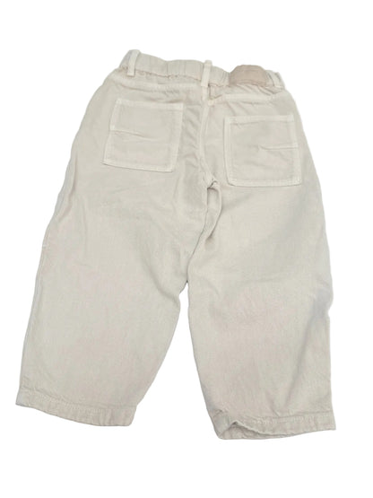 Zara Beige Elastic Waist Pants 4T