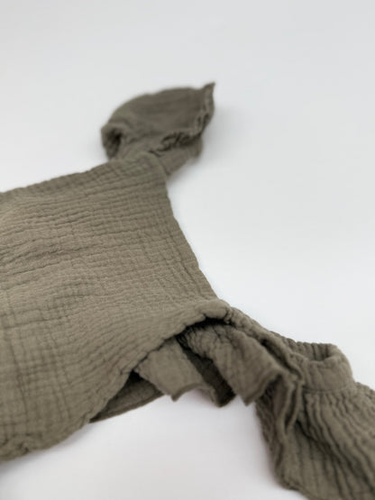 The Simple Folk Muslin Tie Romper 18-24M