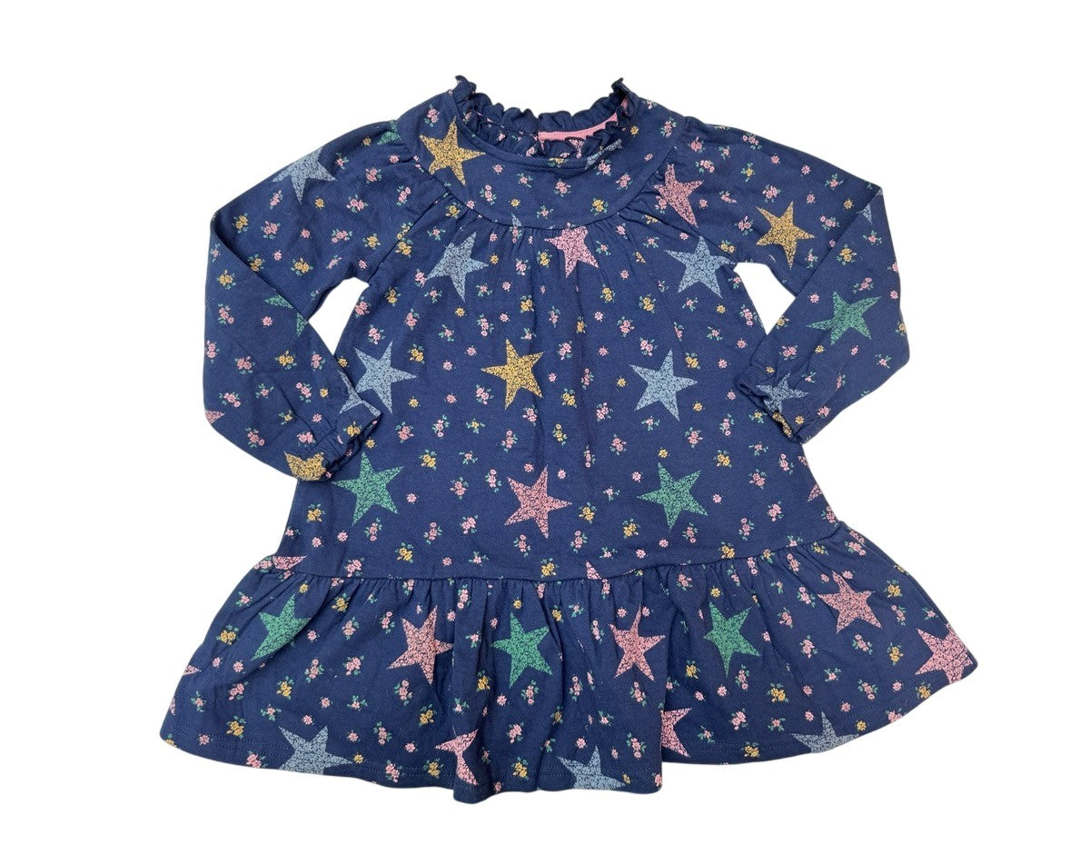 Mini Boden Star Print Dress 4-5Y