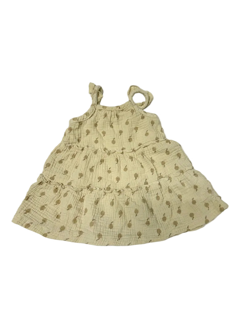 Rabbit & Bear Tiered Muslin Dress, 12M