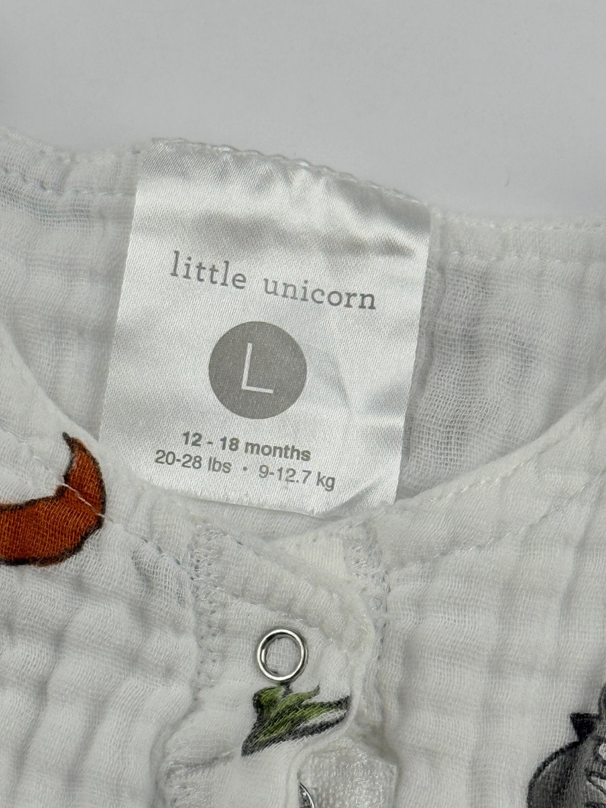 Little Unicorn Woodland Muslin Sleep Sack 12-18M